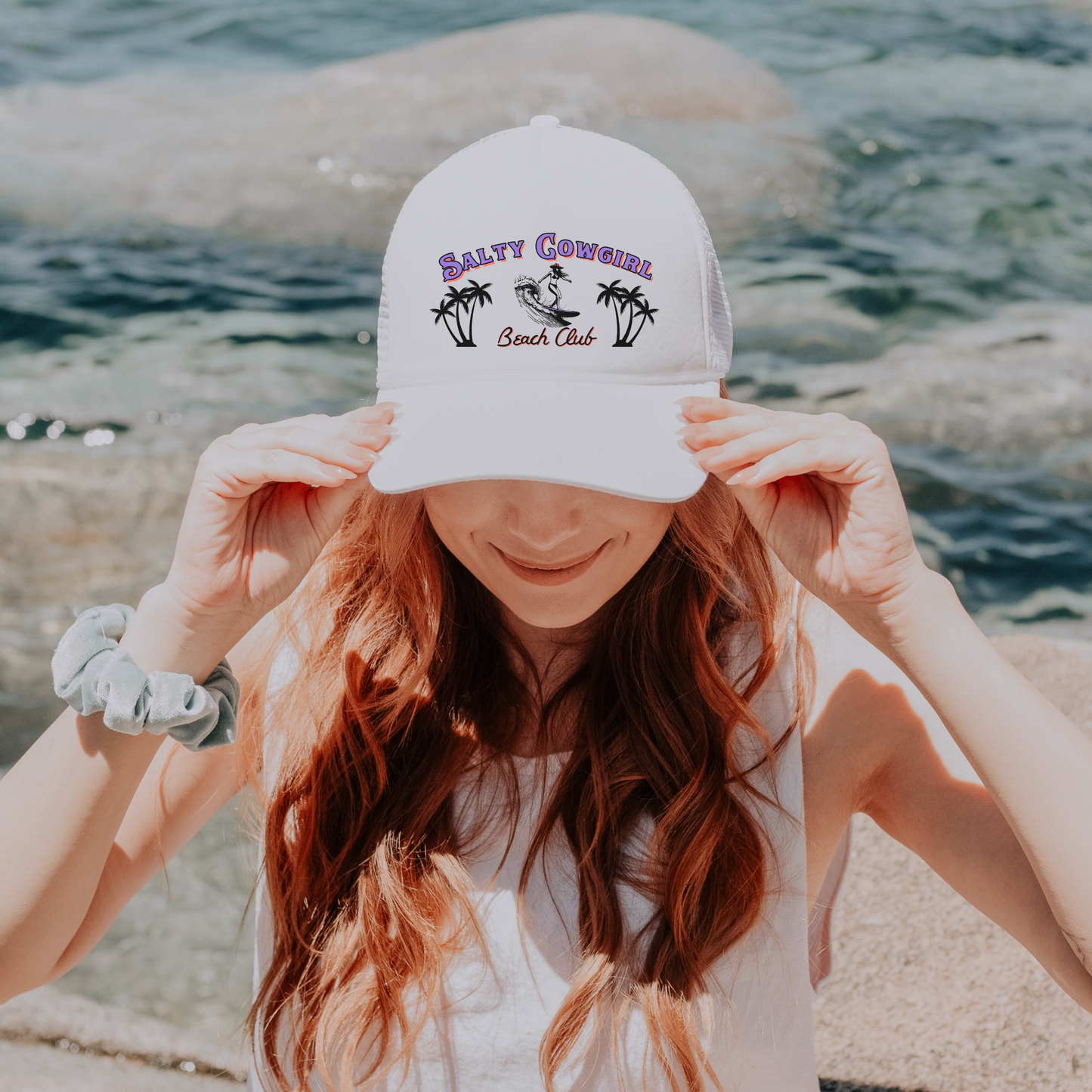 Salty Cowgirl Trucker Hat