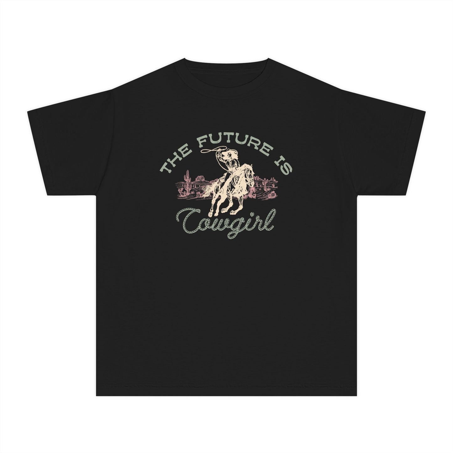 The Future Is Cowgirl Kids Tee