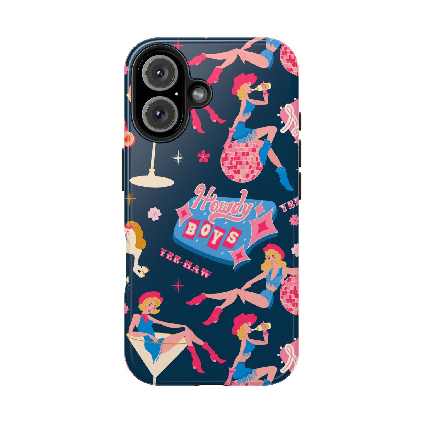 Cowgirl Cocktails Tough Iphone Case
