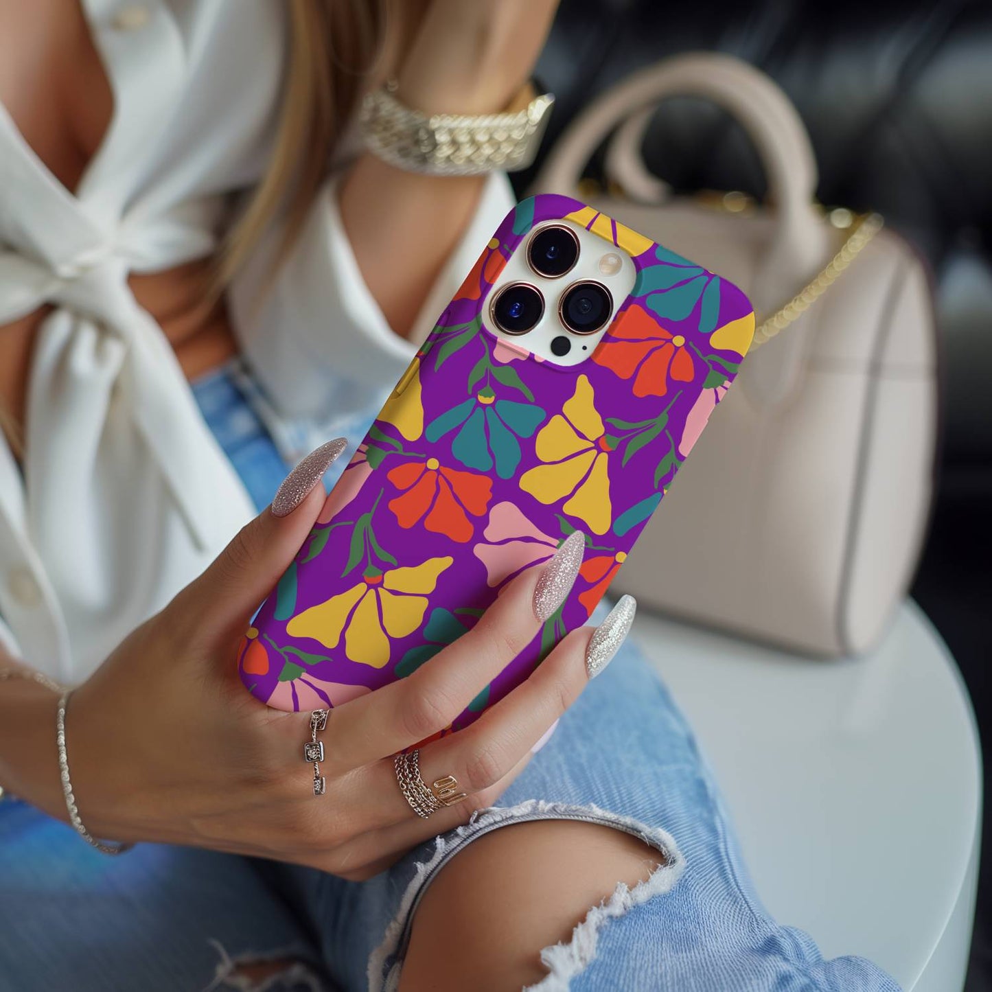 Flower Power Tough Phone Case
