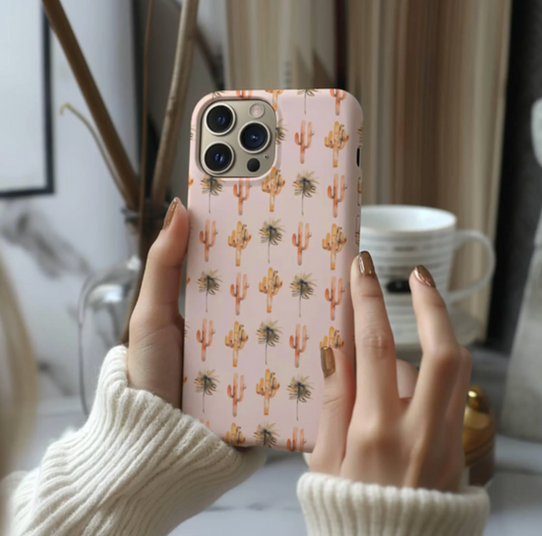 Pink Desert Tough Phone Case